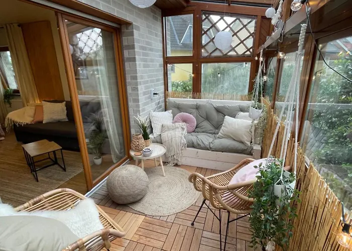 Apartment Cozy Wilkipartment Bis 4 Pers - Hund - Netflix - Wlan - Wintergarten - Coffeebar - Popcorn Verl